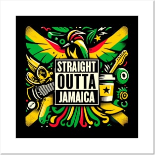 Straight Outta Jamaica Posters and Art